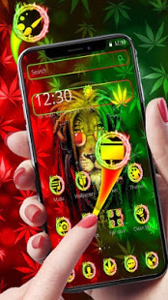 Imagen 3 para Reggae Weed Lion Theme