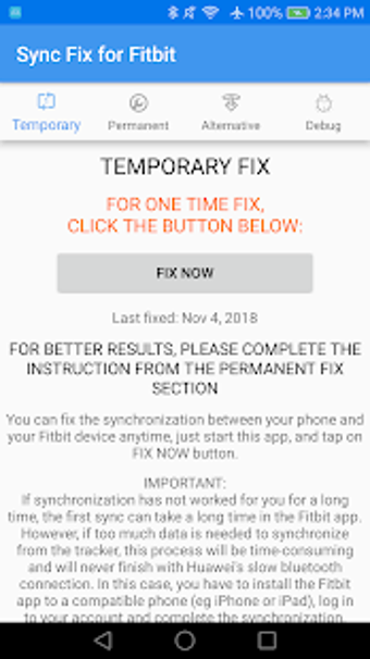 Image 0 for Sync Fix for Fitbit and H…