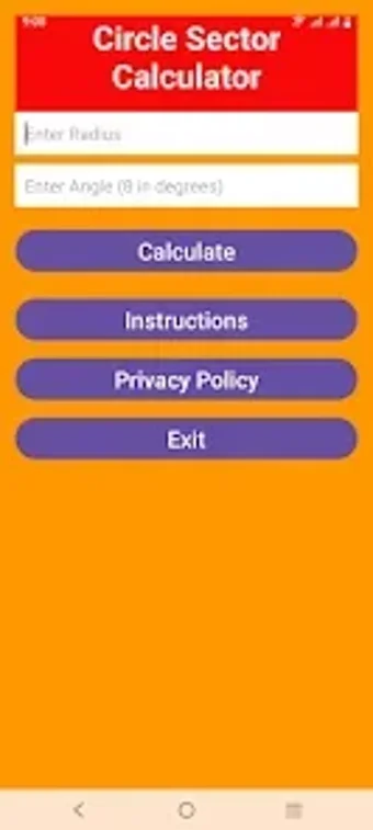 Image 0 for Circle Sector Calculator