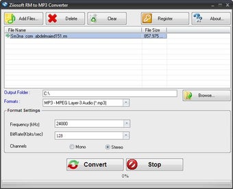 Imagen 0 para Ziiosoft RM to MP3 Conver…