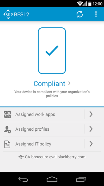 Imagen 2 para BlackBerry UEM Client