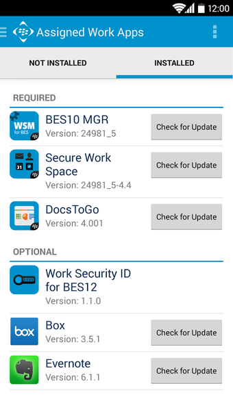 Imagen 0 para BlackBerry UEM Client
