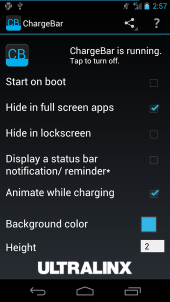 Image 0 for ChargeBar - MIUI