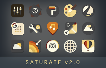 Image 3 for Saturate - Free Icon Pack