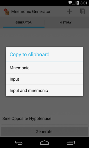 Imagen 1 para Mnemonic Generator