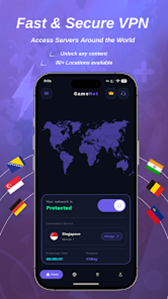 Image 0 for GameNet VPN - Ping Booste…