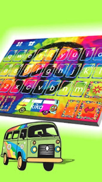 Image 1 for Hippie Peace Keyboard The…