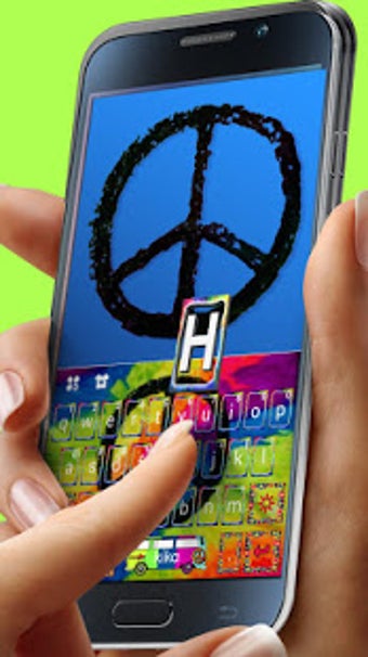 Image 2 for Hippie Peace Keyboard The…
