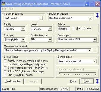 Imagen 0 para Kiwi Syslog Generator Too…