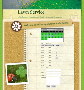 Image 0 for Booking System For Lawn S…