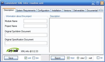 Image 0 for XmlInfo
