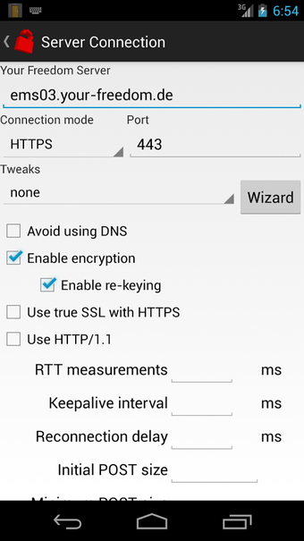 Imagen 2 para Your Freedom VPN Client