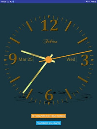 Image 0 for Nice Night Analog Clock L…