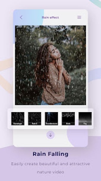 Imagen 1 para Rain Effect Video Maker