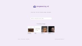Image 0 for Songmeaning.AI