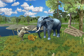 Image 0 for Wild Elephant Family Simu…