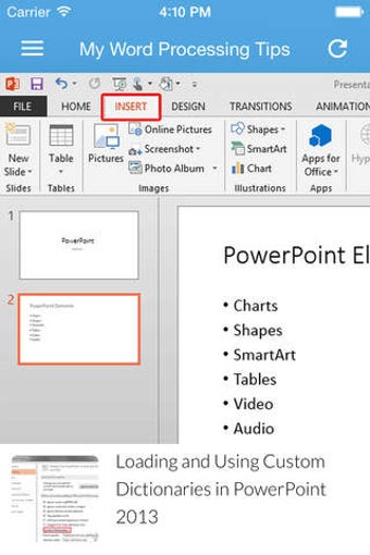 Image 0 for My Word Processing Tips -…