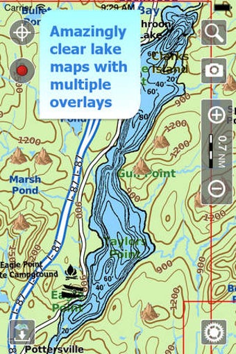 Image 0 for Aqua Map Vermont Lakes - …