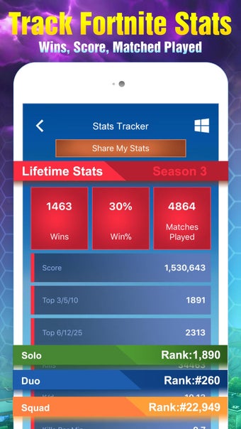 Image 0 for Stats Tracker Companion