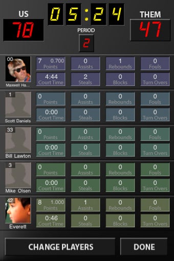Image 0 for Courtside Stats - Basketb…