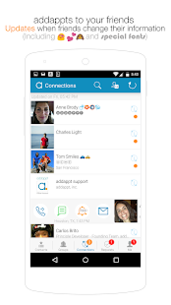 Image 3 for addappt: up-to-date conta…