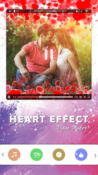 Imagen 1 para Heart Effect Video Maker