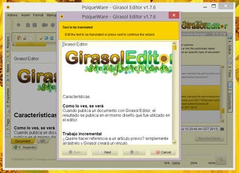 Image 0 for Girasol Editor