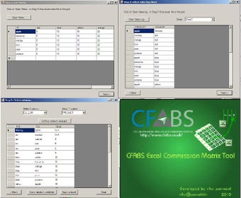 Image 0 for CFABS Excel Commission Ma…