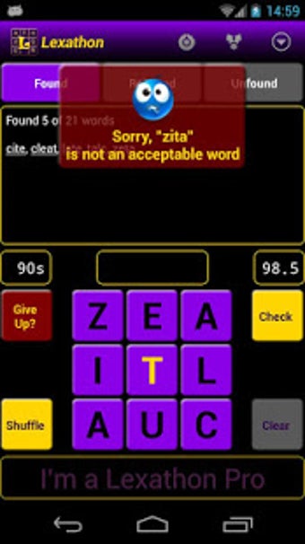 Image 1 for Lexathon word jumble
