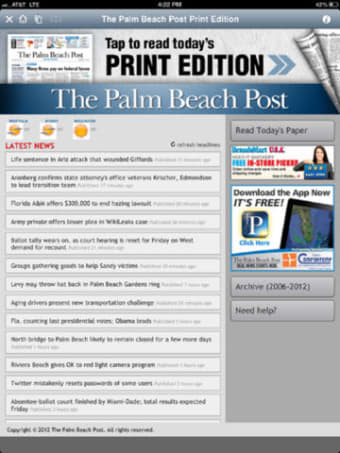 Image 0 for Palm Beach Post ePaper