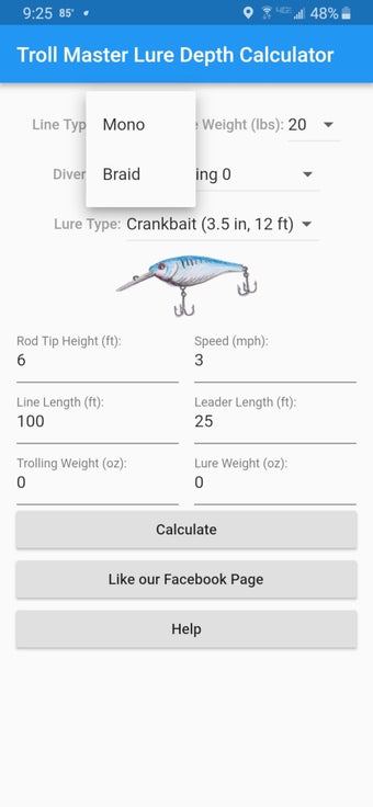 Imagen 1 para Troll Master Depth Calcul…