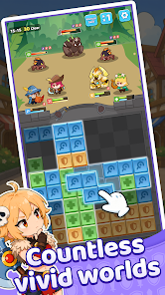 Imagen 0 para Blockbound Heroes: Puzzle…