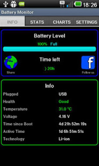 Image 1 for Battery Monitor Widget Pr…