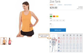 Image 0 for Magento 2 Size Chart