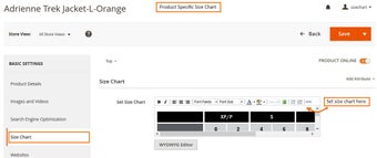 Image 2 for Magento 2 Size Chart