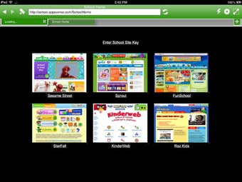 Photon Safe Web Browser with Flash Player for Kids Captures 1