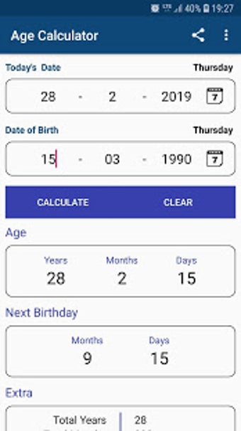 Image 1 for Age Calculator by Date of…