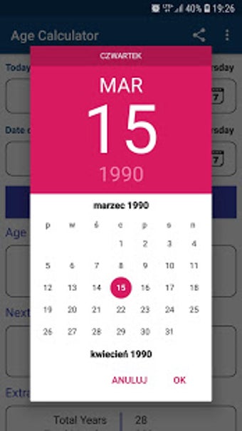Image 0 for Age Calculator by Date of…