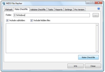 Image 2 for MD5 File Hasher
