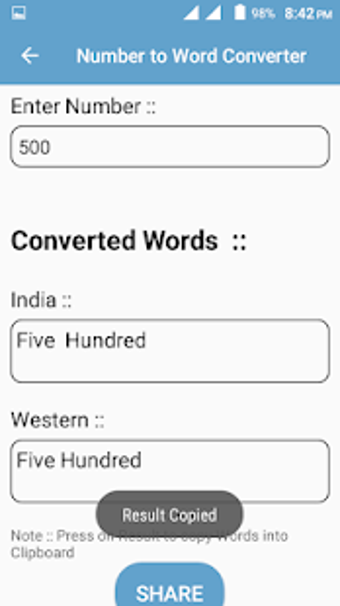 Imagen 2 para Number to Word Converter
