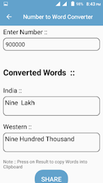 Image 0 for Number to Word Converter