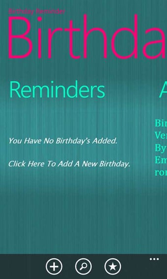 Imagen 3 para Birthday Reminder for Win…