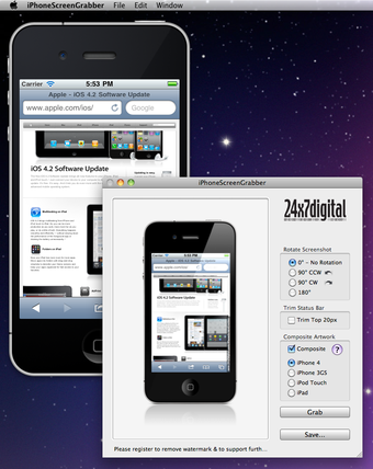 Image 0 for iPhoneScreenGrabber