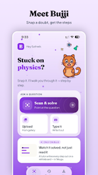 Image 0 for AI Bujji - Solve PCM Ques…