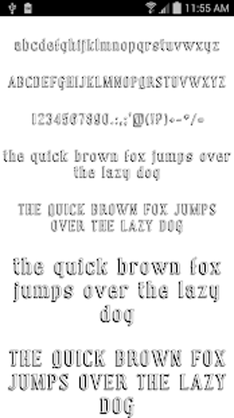 Image 0 for Fonts for FlipFont 50 #8