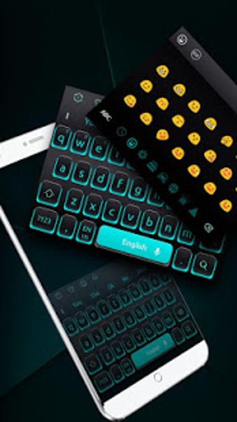 Image 0 for Blue Light Black Keyboard