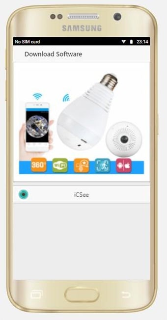 Imagen 2 para Panoramic CCTV Bulb Camer…