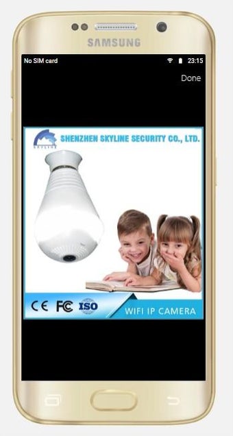 Imagen 3 para Panoramic CCTV Bulb Camer…