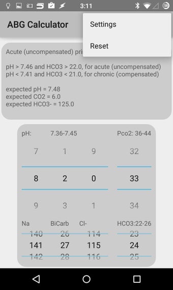Imagen 1 para ABG Calculator: Blood Gas…