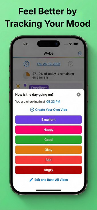 Image 0 for Wybe: Mood Tracker & Jour…